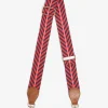 Accent Strap - Red/Navy with Tan Tab