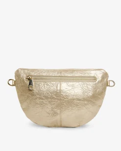 Alamo Sling Bag - Light Gold Crinkle