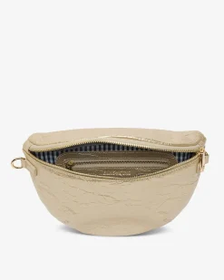 Alamo Sling Bag - Light Gold Crinkle