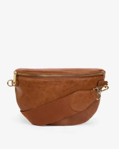 Alamo Sling Bag - Tan Pebble