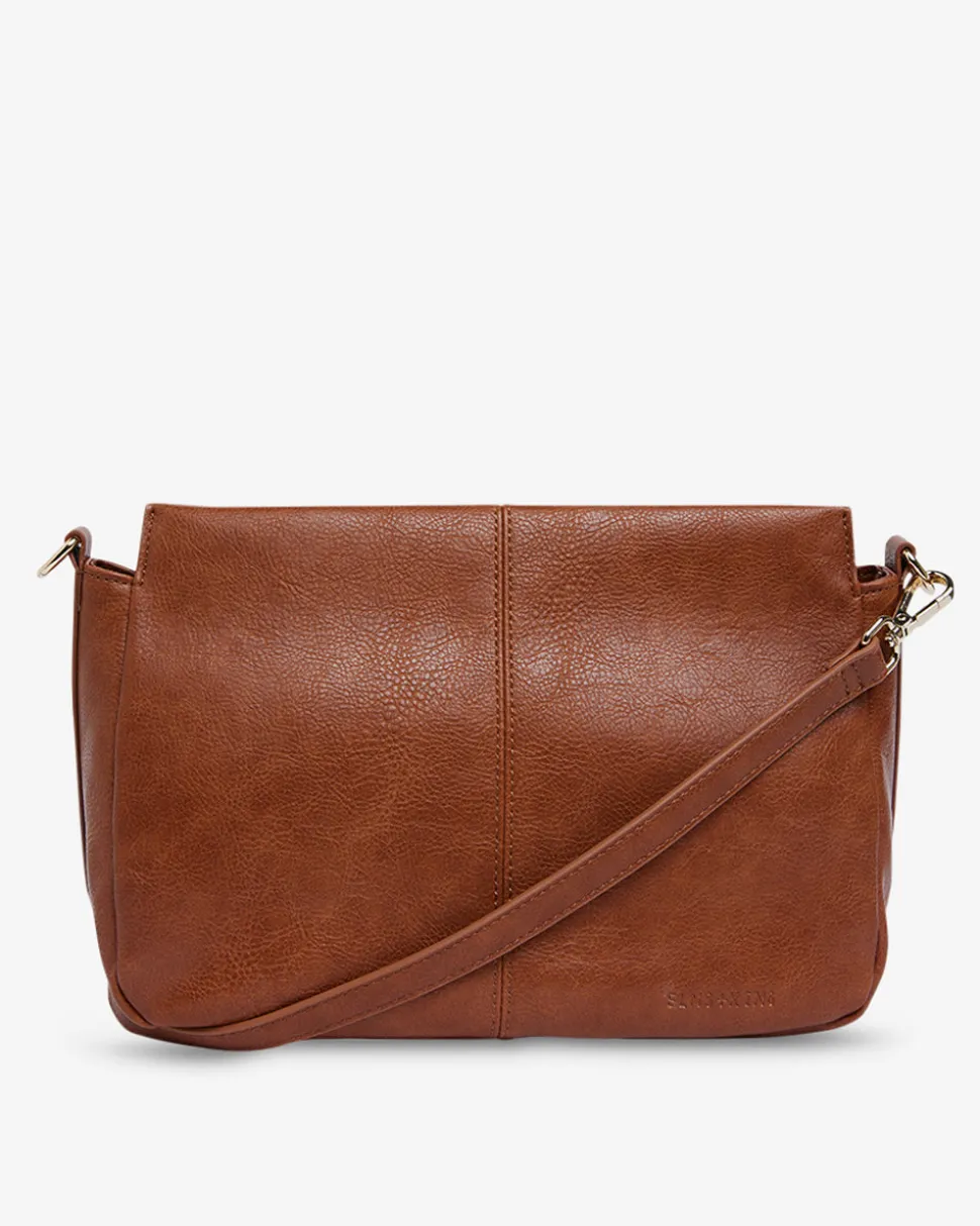 Amherst Shoulder Bag - Tan Pebble