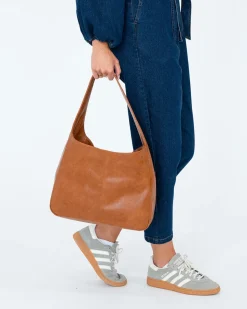 Arcadia Tote - Tan Pebble