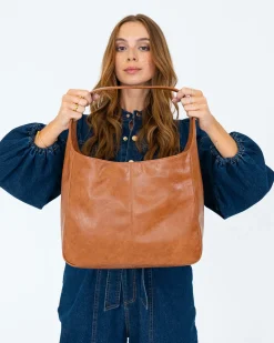 Arcadia Tote - Tan Pebble
