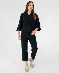 Aspen Cropped Pant - Black