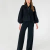 Aspen Wide Leg Pant - Black