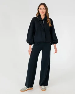 Aspen Wide Leg Pant - Black