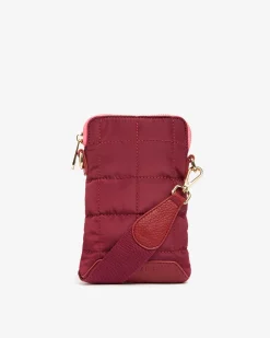 Baker Phone Bag - Burgundy