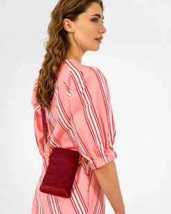 Baker Phone Bag - Burgundy