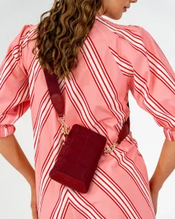Baker Phone Bag - Burgundy