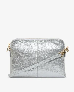 Bowery Wallet - Silver Crinkle