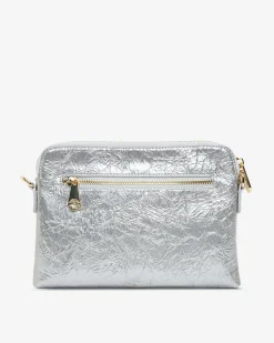 Bowery Wallet - Silver Crinkle