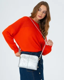 Bowery Wallet - Silver Crinkle