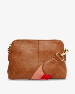 Burbank Crossbody - Tan Pebble
