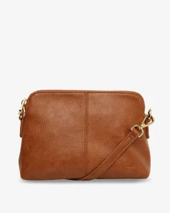 Burbank Crossbody - Tan Pebble