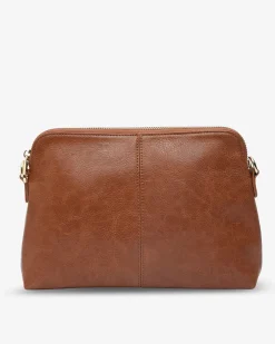 Burbank Crossbody Large - Tan Pebble
