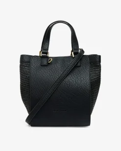 Carnegie Tote - Black Weave