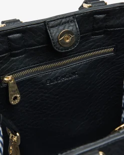 Carnegie Tote - Black Weave