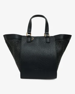 Carnegie Tote - Black Weave
