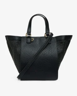 Carnegie Tote - Black Weave