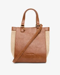 Carnegie Tote - Tan Weave