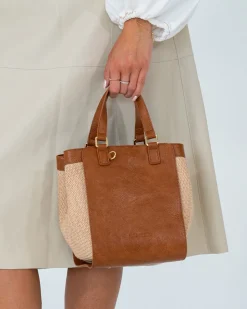 Carnegie Tote - Tan Weave