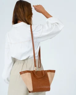 Carnegie Tote - Tan Weave