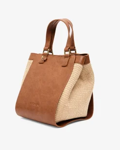Carnegie Tote - Tan Weave