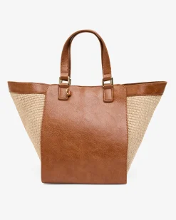 Carnegie Tote - Tan Weave