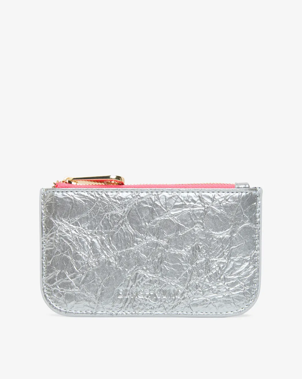 Centro Wallet - Silver Crinkle