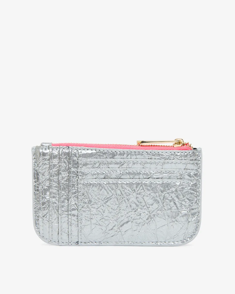 Centro Wallet - Silver Crinkle