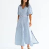 Geneva Dress - Boxer Stripe