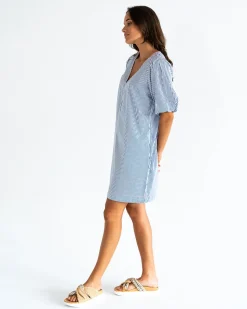 Geneva Mini Dress - Boxer Stripe