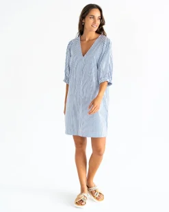 Geneva Mini Dress - Boxer Stripe