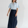 Hudson Maxi Skirt - Navy