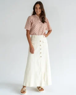 Hudson Maxi Skirt - Vanilla