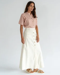 Hudson Maxi Skirt - Vanilla