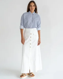 Hudson Maxi Skirt - White