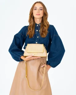 Lugano Crossbody - Gold Weave