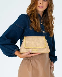 Lugano Crossbody - Gold Weave