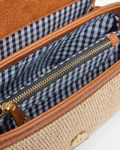 Lugano Crossbody - Tan Weave