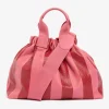Montague Tote - Burgundy Stripe