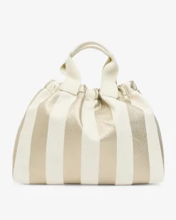 Montague Tote - Gold Stripe
