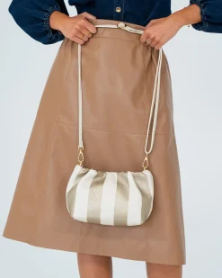 Monty Bag - Gold Stripe