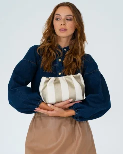 Monty Bag - Gold Stripe