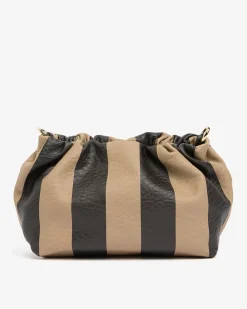 Monty Bag - Latte Stripe