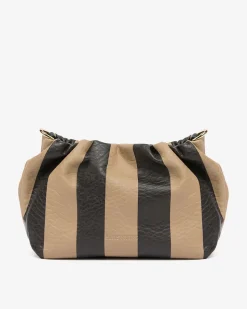 Monty Bag - Latte Stripe