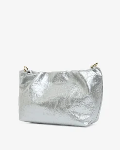 Monty Bag - Silver Crinkle