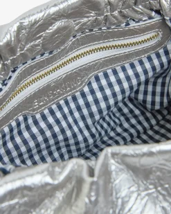 Monty Bag - Silver Crinkle