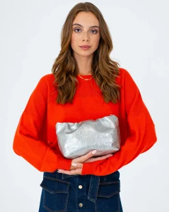 Monty Bag - Silver Crinkle