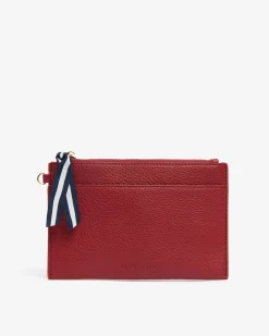 New York Coin Purse - Burgundy